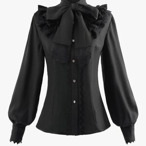 Elegant Black Women's Top